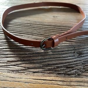 Girls Brown Belt Sz 10